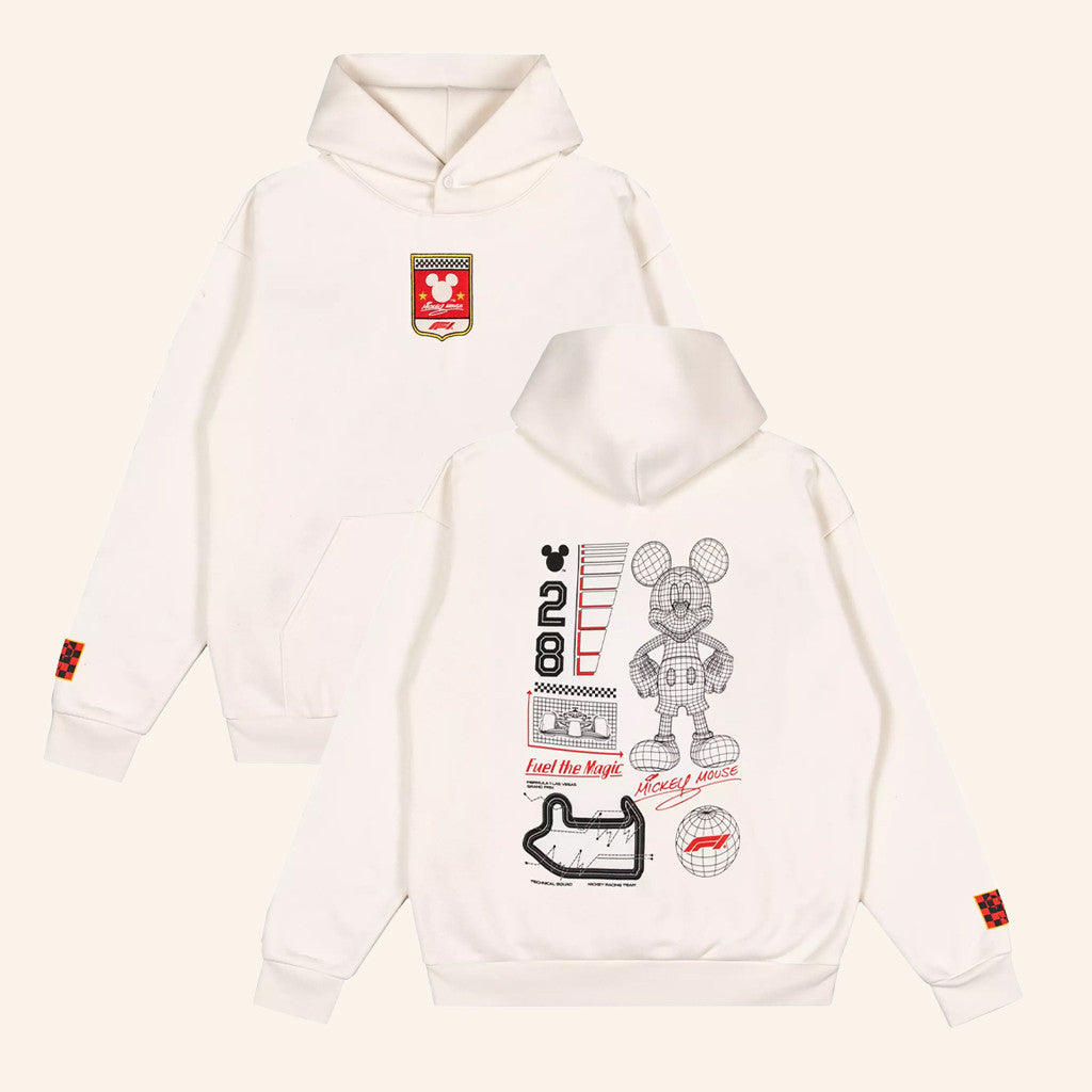 Disney F1 Merch Disney X Formula 1 Hoodie Present For Husband - Thriftgiftshop