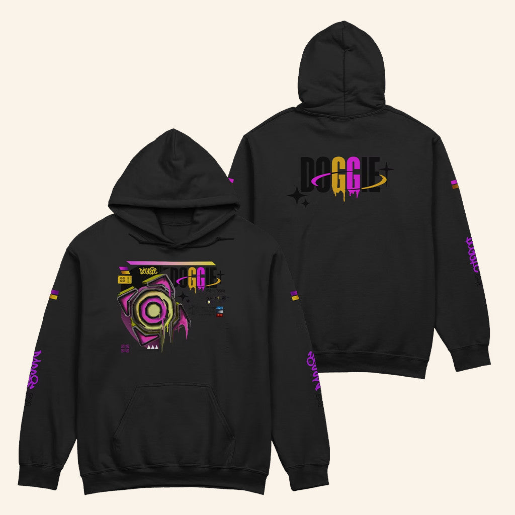 Doggie Merch Doggie Geometry Dash Hoodie Best Birthday Gift For Husband - Thriftgiftshop