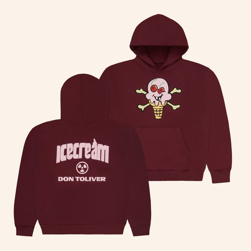 Don Toliver Music Merch Ice Cream Cones And Bones Octane Hoodie Xmas Gifts For Her - Thriftgiftshop