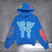 Drake Blue Hoodie FATD For All The Dogs Hoodie Drake Merch 2024 - Thriftgiftshop