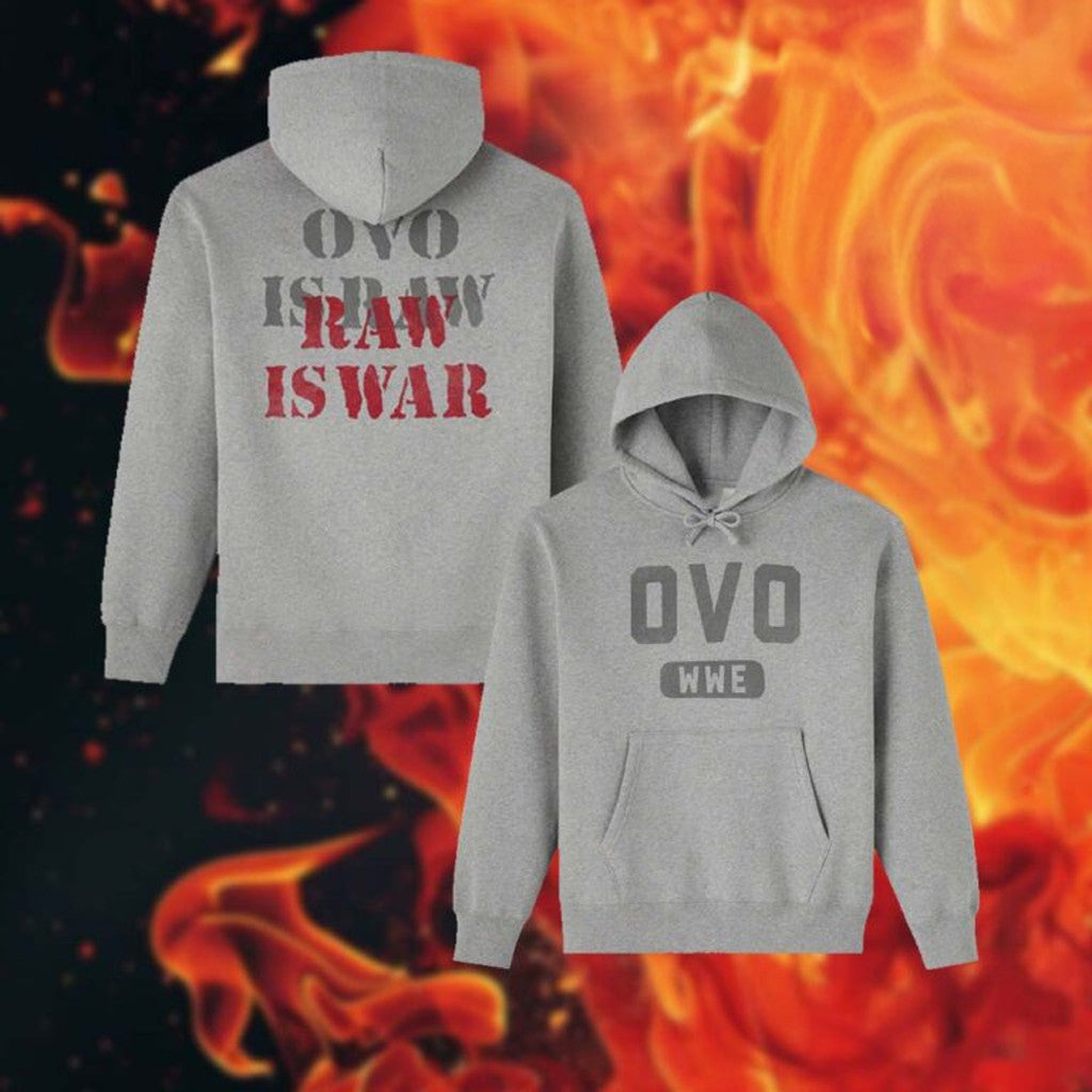Drake Ovo x WWE Collab Collection RAW IS WAR Hoodie Drake Ovo Merch Gifts For Friends - Thriftgiftshop