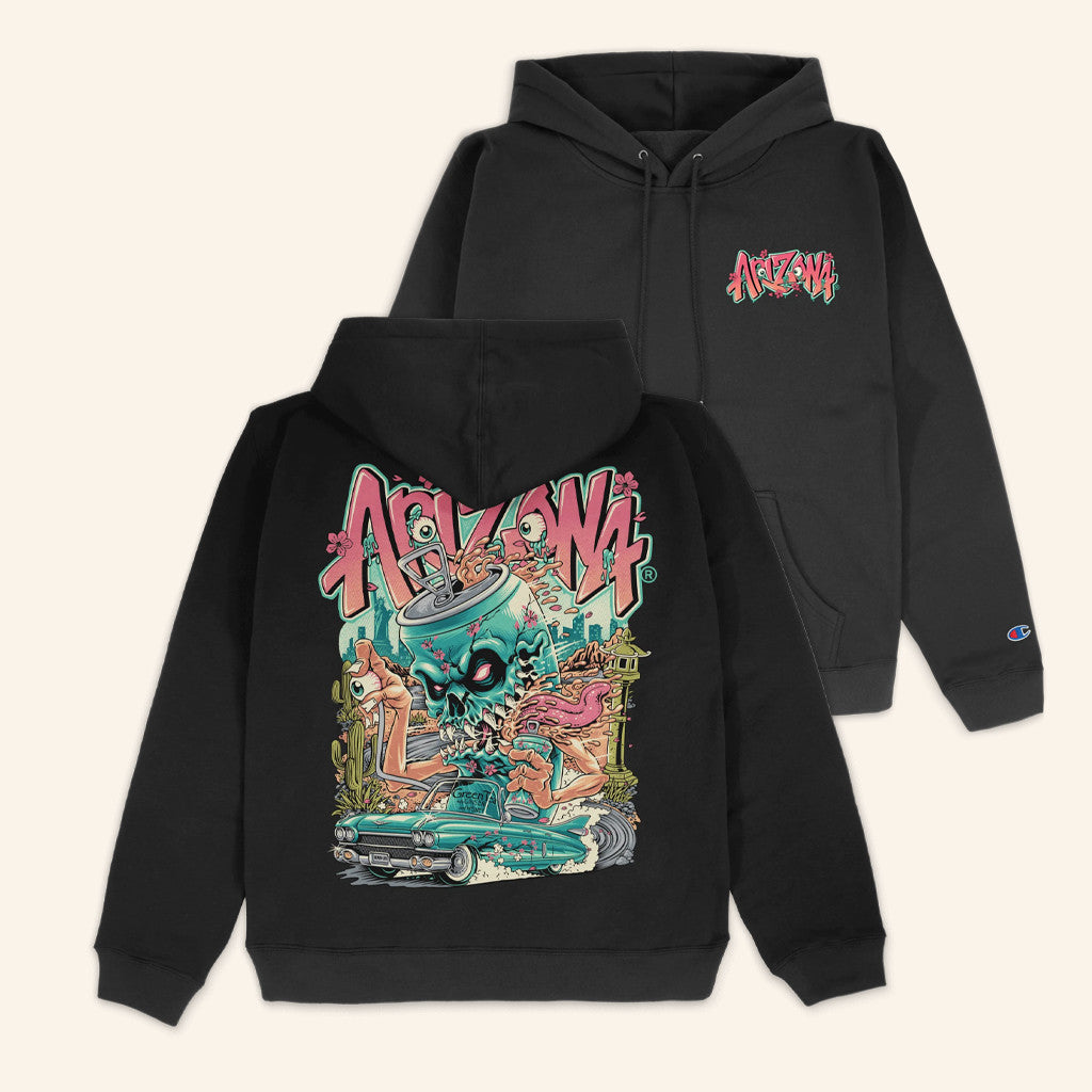 DrinkAriZona Merch Evil Green Tea Black Hoodie Birthday Presents For Boyfriend - Thriftgiftshop
