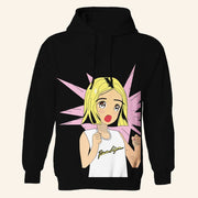 Dua Lipa Merch Manga Black Hoodie Unique Gifts For Music Lovers - Thriftgiftshop