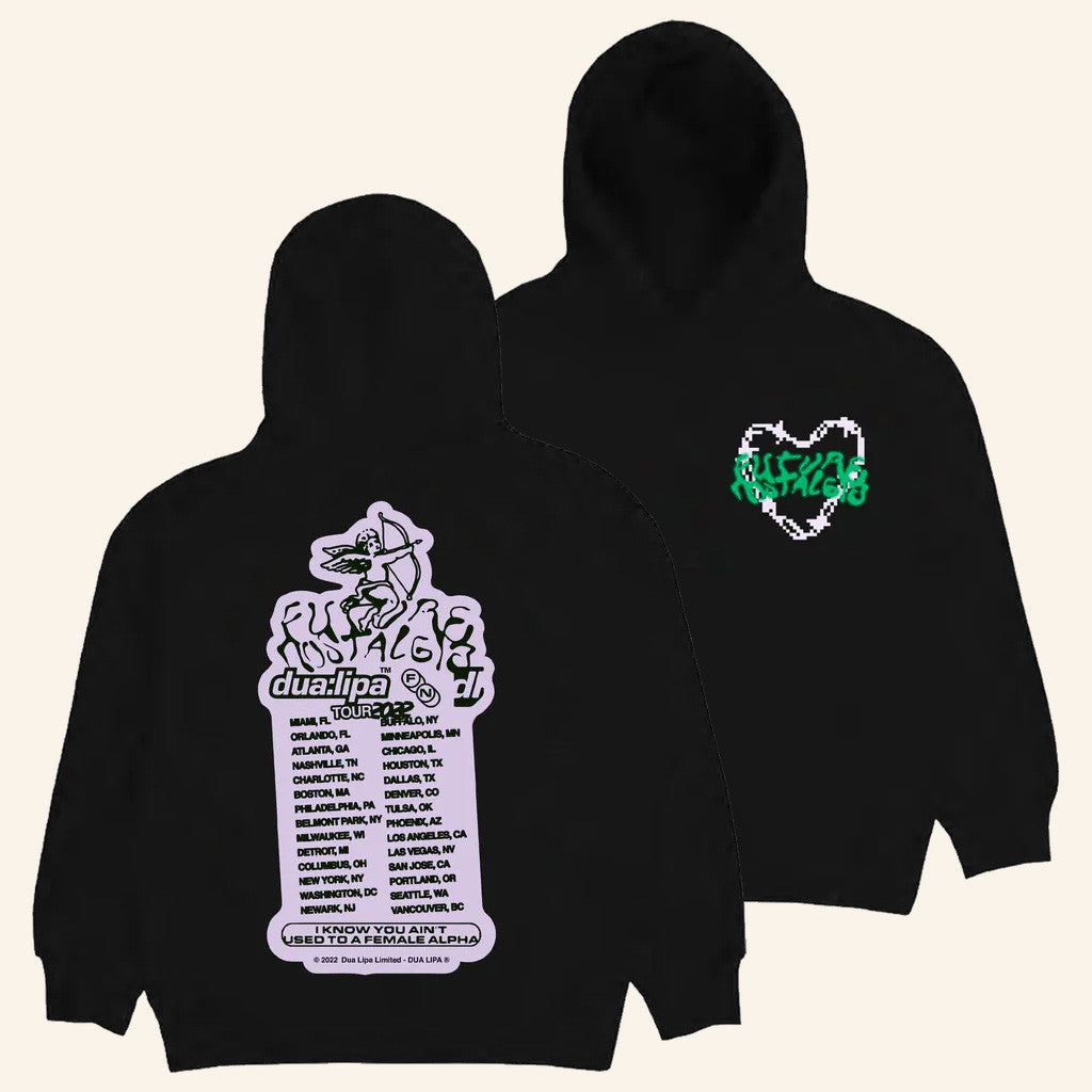 Dua Lipa Merch Pangaia x Future Nostalgia Tour Hoodie Presents For Music Lovers - Thriftgiftshop