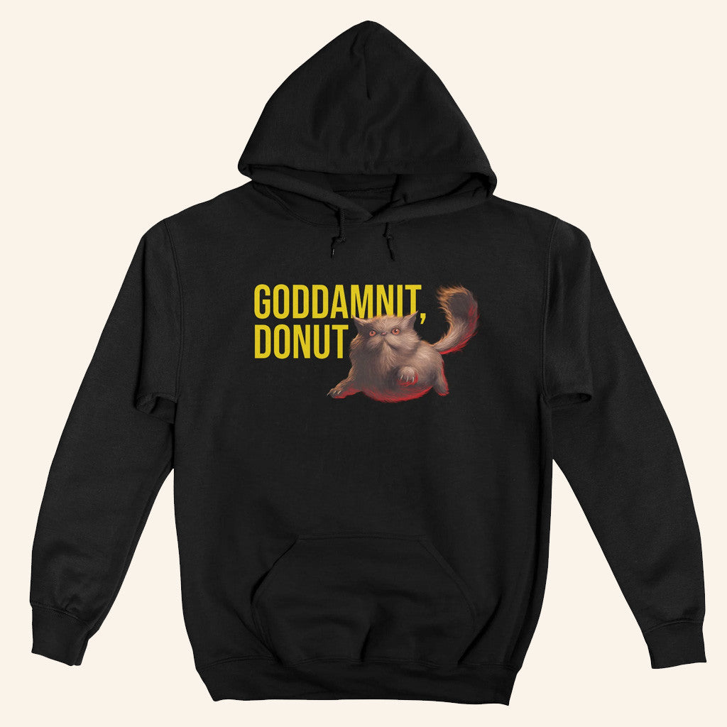Dungeon Crawler Carl Merch Goddamnit Donut Hoodie Christmas Gifts For Besties - Thriftgiftshop