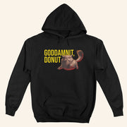 Dungeon Crawler Carl Merch Goddamnit Donut Hoodie Christmas Gifts For Besties - Thriftgiftshop