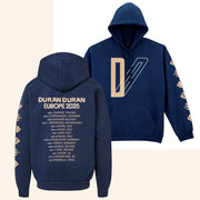 Duran Duran Merch Euro 2025 Tour Hoodie Music Gift Ideas For Guys - Thriftgiftshop