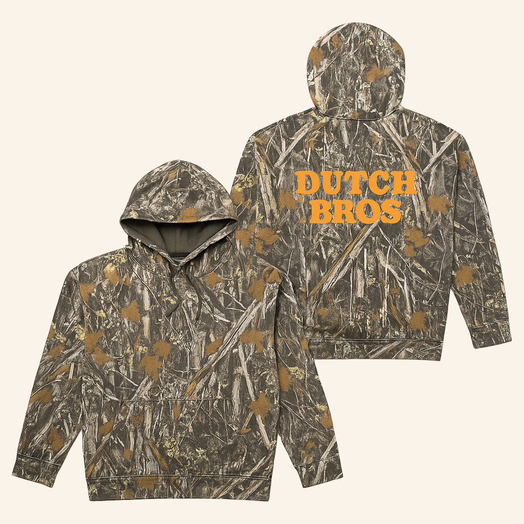 Dutch Bros Camo Hoodie Dutch Bros Merch Gifts For Husband - Thriftgiftshop