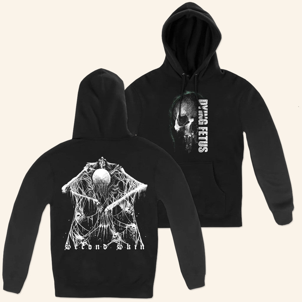 Dying Fetus Merch Second Skin Hoodie Music Gift Ideas For Guys - Thriftgiftshop