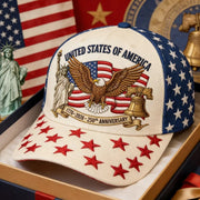 Eagle 250th Anniversary Hat United States Of America 1776 2026 Cap Gift For Teenagers