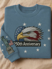 Eagle 250th Anniversary Sweatshirt Liberty Of Statue Awesome Gift Items For Father
