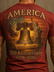 Eagle 250th Anniversary T-Shirt America 1776 2026 Clothing Gift For Veterans