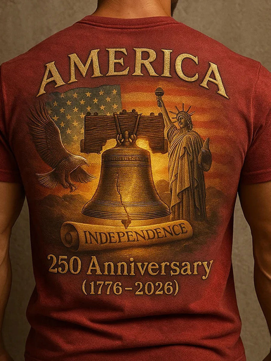 Eagle 250th Anniversary T-Shirt America 1776 2026 Clothing Gift For Veterans