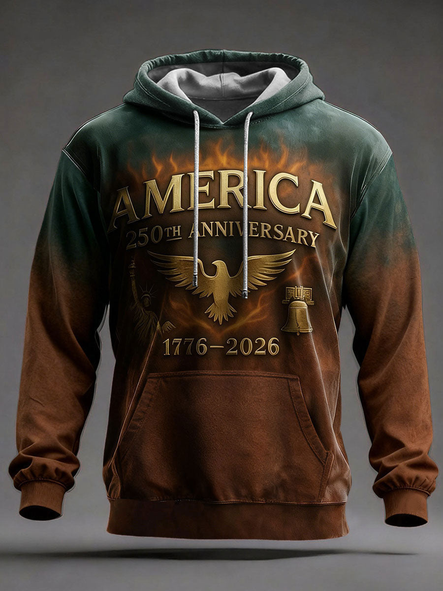 Eagle America 250th Anniversary 1776 2026 Hoodie Veterans Day Nice Gift Ideas