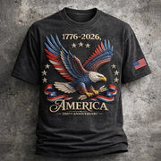Eagle America 250th Anniversary T-Shirt 1776 2026 Best Patriotic Clothing Gift For Ladies