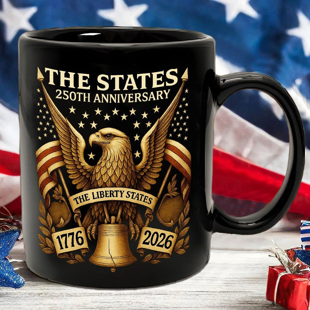 Eagle The States 250th Anniversary Mug The Liberty States 1776 206 Gift For Dad
