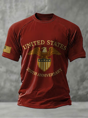 Eagle United States 250th Anniversary T-Shirt Apparel Present Ideas For Veterans