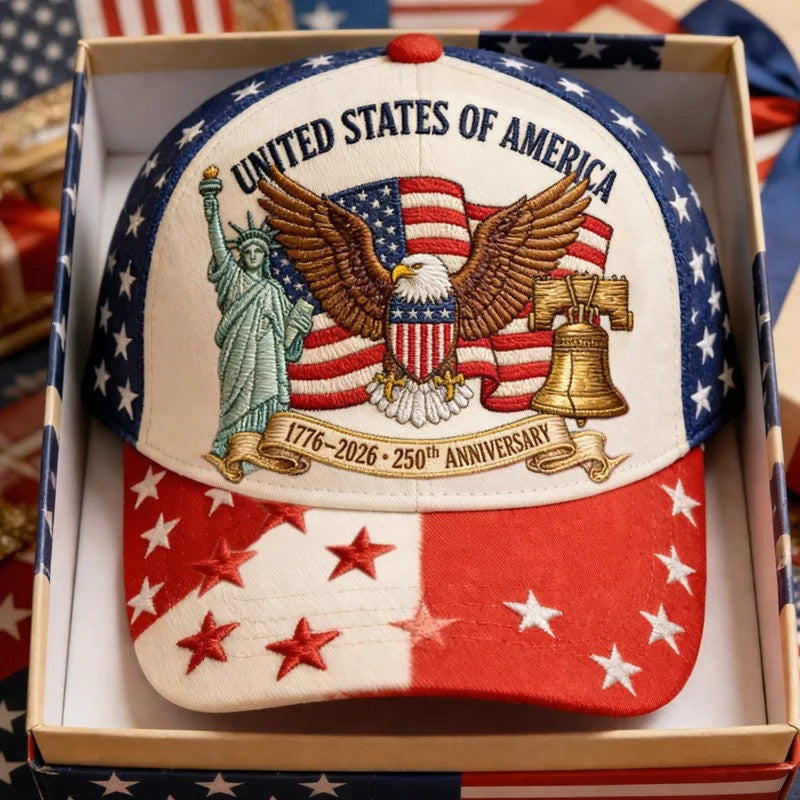 Eagle United States Of America 250th Anniversary Hat 1776 2026 Cap Merch For Brother