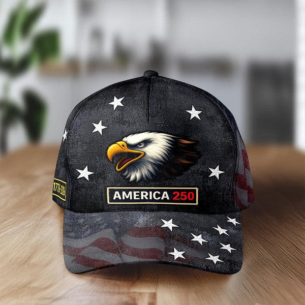 Eagle United States Of America 250Th Anniversary Hat 1776 2026 Memorial Cap Gifts For Patriots