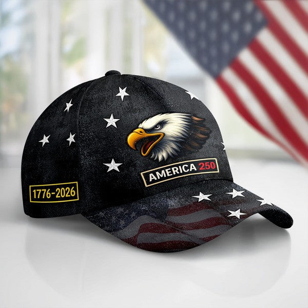 Eagle United States Of America 250Th Anniversary Hat 1776 2026 Memorial Cap Gifts For Patriots