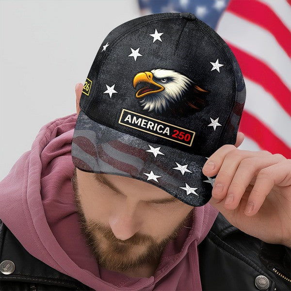 Eagle United States Of America 250Th Anniversary Hat 1776 2026 Memorial Cap Gifts For Patriots