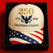 Eagle United States Of America 250th Anniversary Hat 1776 2026 US Flag Cap Gift For Man