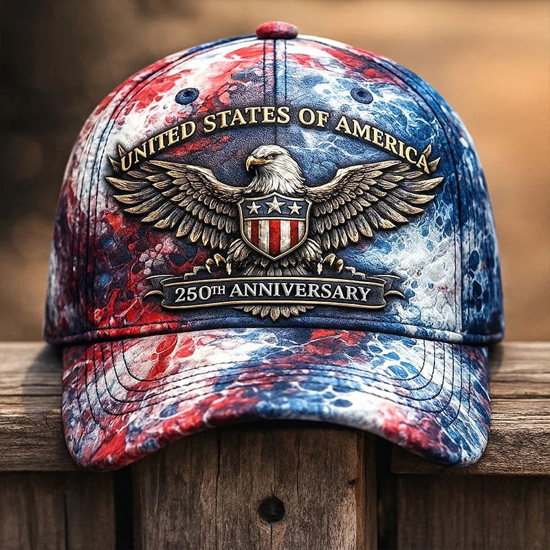Eagle United States Of America 250th Anniversary Hat Colorful Cap Gift For Sister