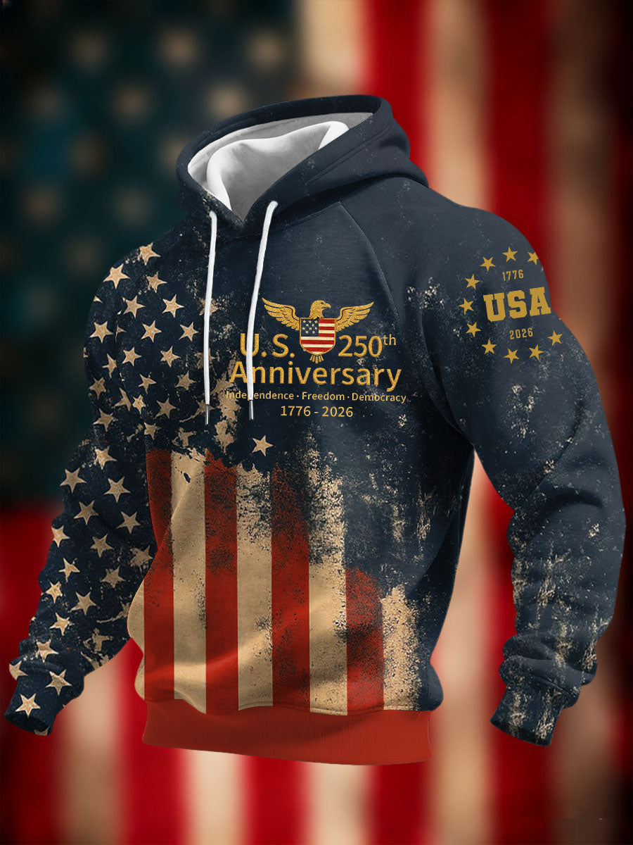 Eagle US 250th Anniversary Hoodie 1776 2026 Veterans Day Recognition Gift Ideas For Dad