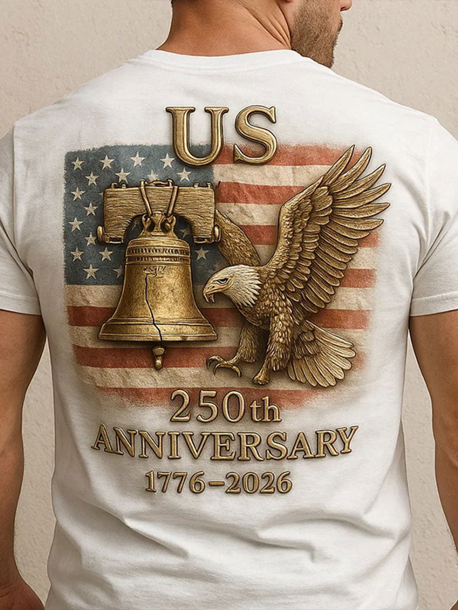 Eagle US 250th Anniversary T-Shirt 1776 2026 Best Apparel Ideas For Your Veteran Friends