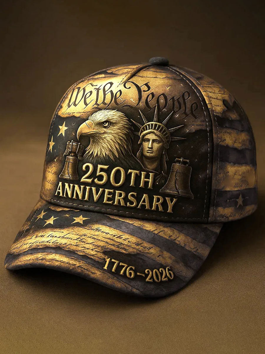 Eagle USA 250th Anniversary Hat We The People Baseball Cap Great Gifts For Veterans