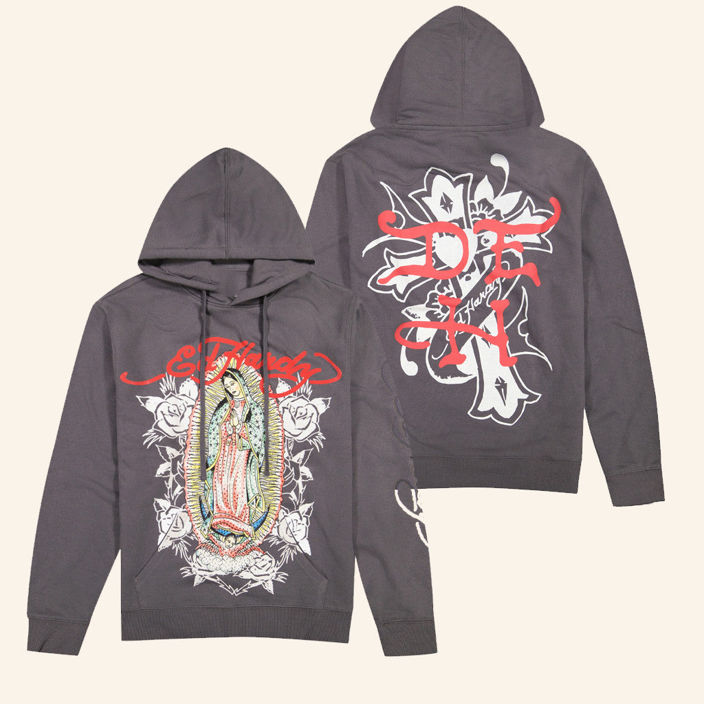 Ed Hardy Merch Mary Ed Hardy Hoodie Present For Girlfriend - Thriftgiftshop