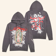 Ed Hardy Merch Mary Ed Hardy Hoodie Present For Girlfriend - Thriftgiftshop