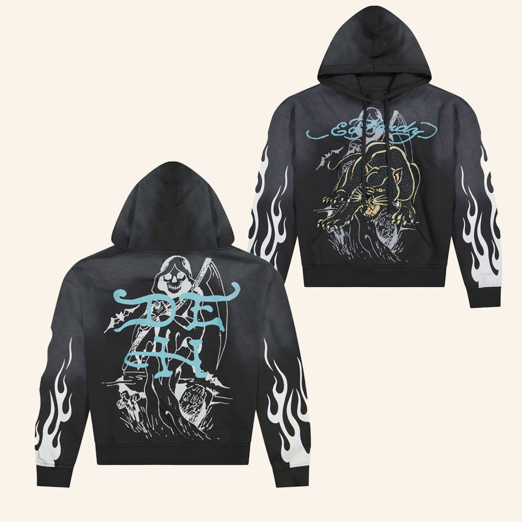 Ed Hardy Merch Panther Ed Hardy Hoodie Birthday Presents For Boyfriend - Thriftgiftshop