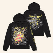Ed Hardy Merch Pierced Eagle Ed Hardy Hoodie Good Gifts For Boyfriend - Thriftgiftshop