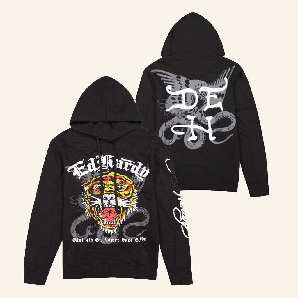 Ed Hardy Merch Tiger Head Ed Hardy Hoodie Best Gifts For Son In Law - Thriftgiftshop