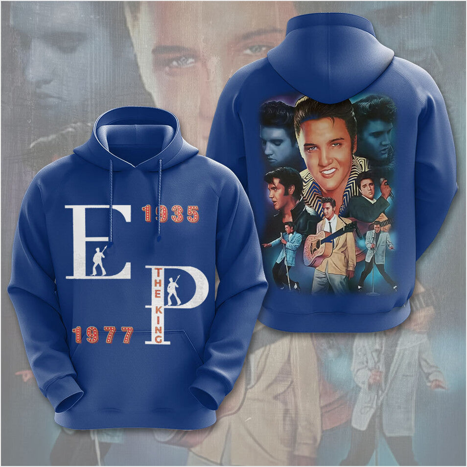 Elvis Presley 1935-1977 Golden Records Hoodie Gifts For Brother Trendy Merch - Thriftgiftshop