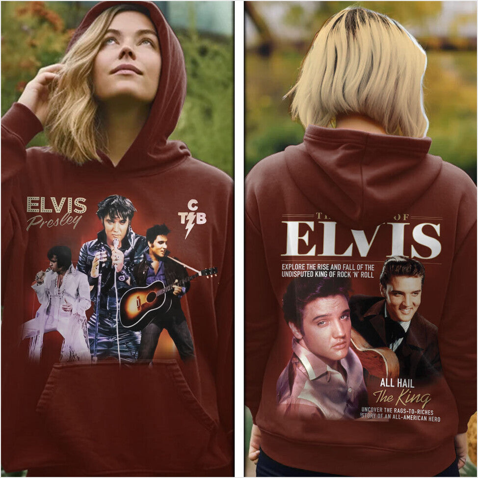 Elvis Presley 1935-1977 Tv Special Hoodie Gifts For Best Friend Merch Clothing - Thriftgiftshop