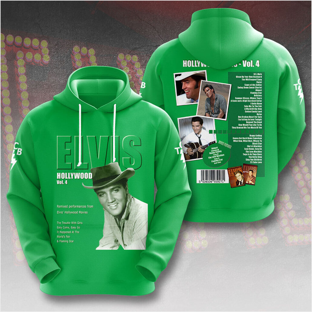 Elvis Presley Retro Hollywood Hoodie Gifts For Her Trendy Merch - Thriftgiftshop