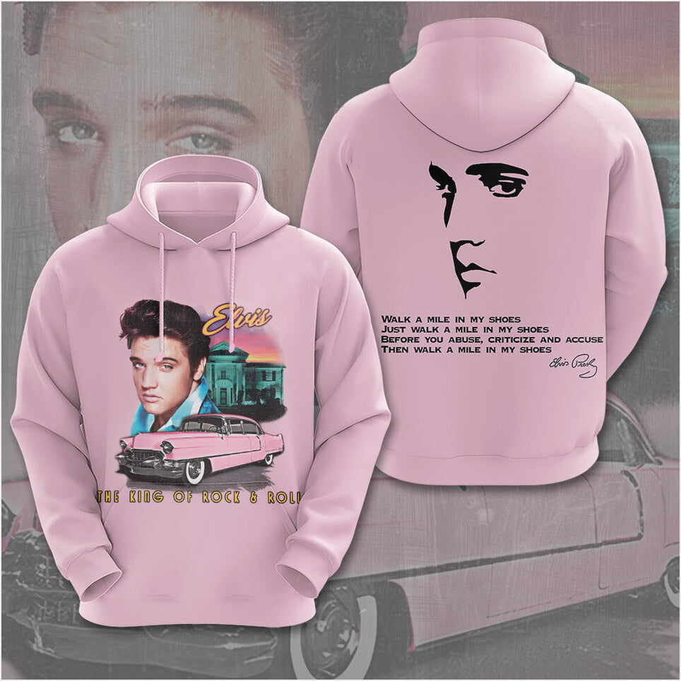 Elvis Presley Vintage Blues-Influenced Hoodie Gifts For Sister Trendy Merch - Thriftgiftshop