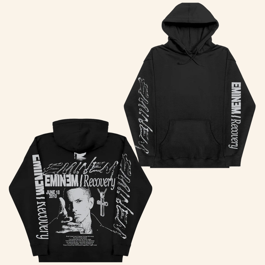 Eminem Merch Eminem Recovery Hoodie Music Lover Gifts For Him - Thriftgiftshop