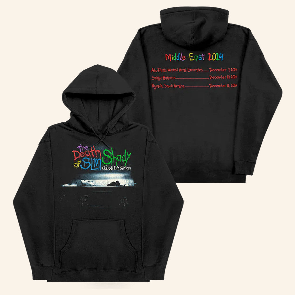 Eminem Merch TDOSS Casket Hoodie Middle East Tour Run 2024 Hoodie Gifts For Fans - Thriftgiftshop