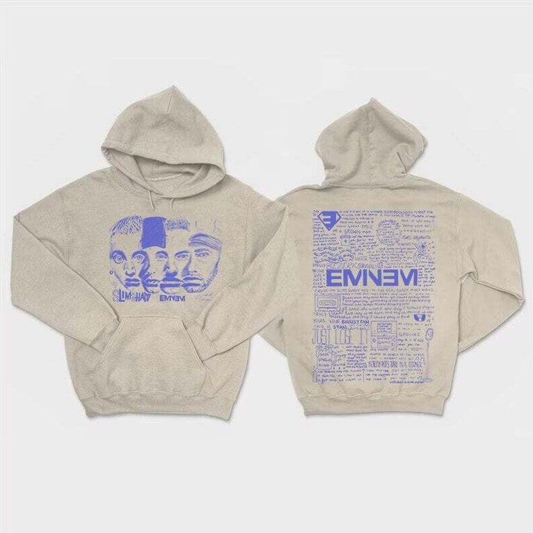 Eminem Slim Shady 90S Rap Hoodie, Eminem Doodle Retro Hoodie, Eminem Hoodie Gifts For BFF Merch Apparel - Thriftgiftshop