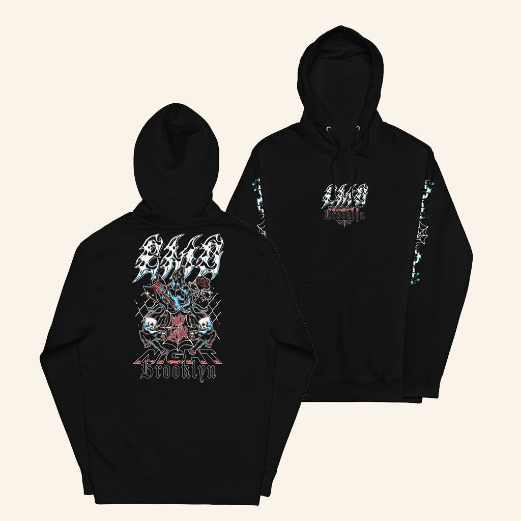 Emo Night Brooklyn Merch Dead Inside Executioner Hoodie Christmas Present For Husband - Thriftgiftshop