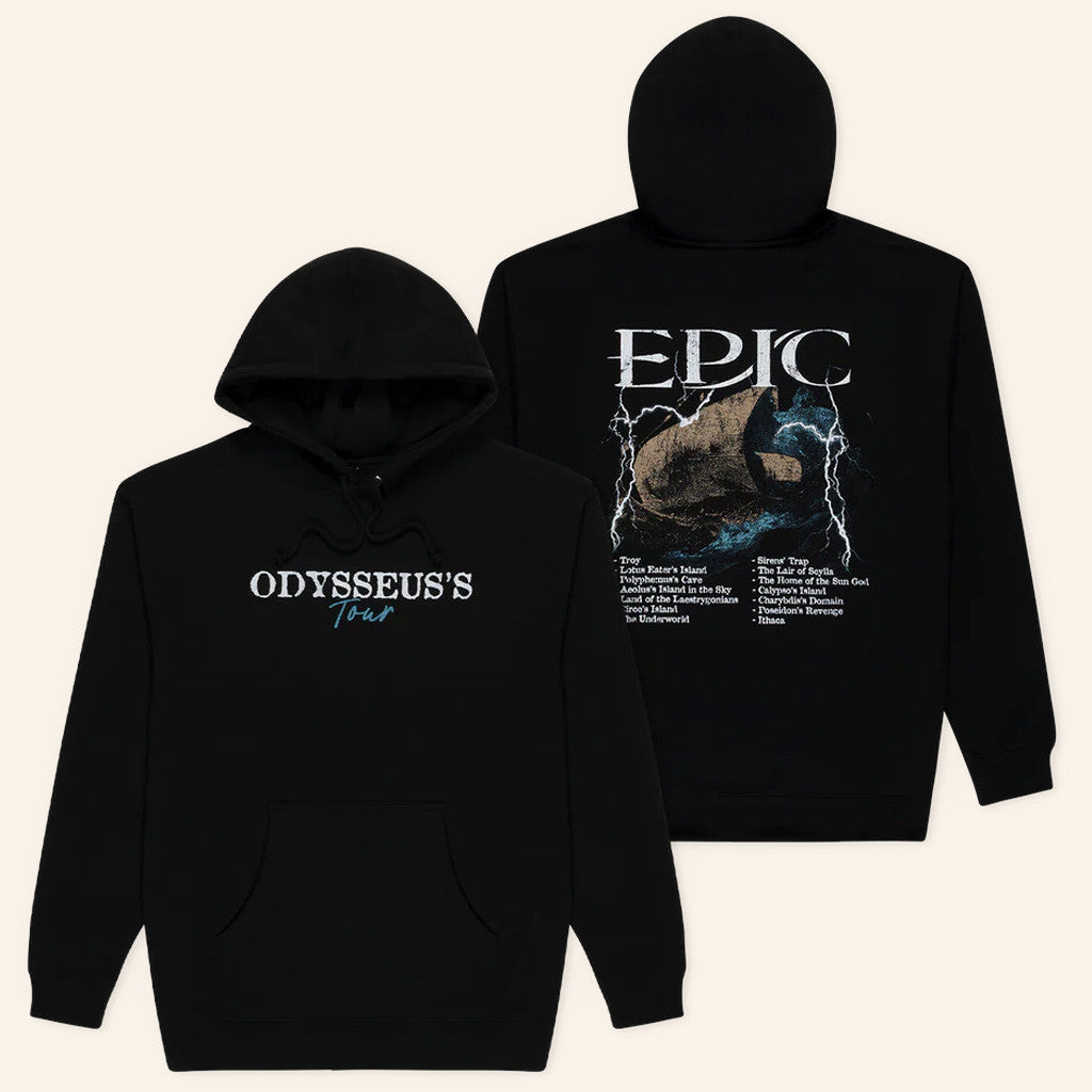 Epic Musical Merch Odysseus's Tour Hoodie Epic Hoodie Christmas Gift Ideas For Him - Thriftgiftshop