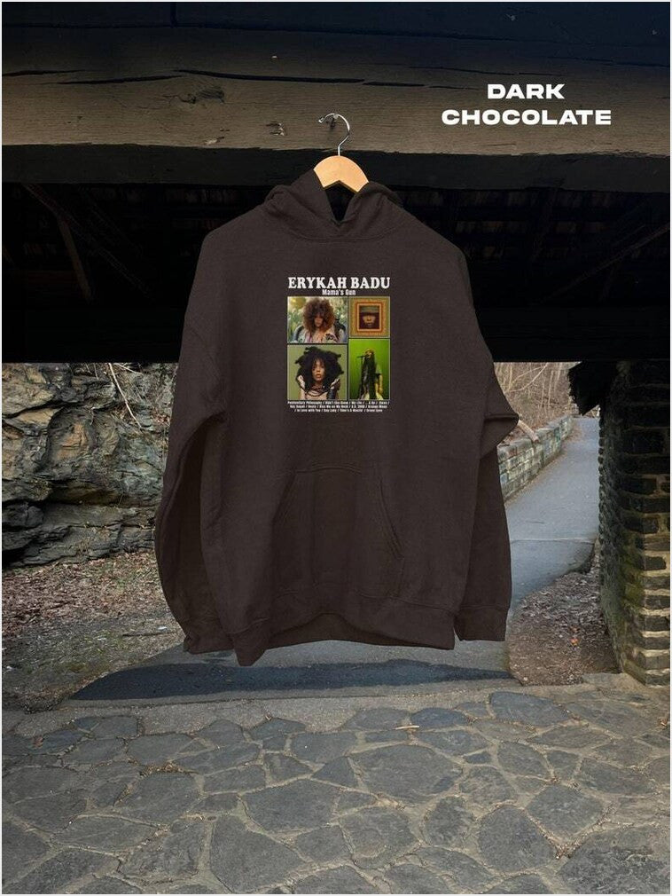 Erykah Badu Hoodie Mama S Gun Album Hoodie Erykah Badu Tour Hoodie Shirt Gifts For Fans Merch Clothing - Thriftgiftshop