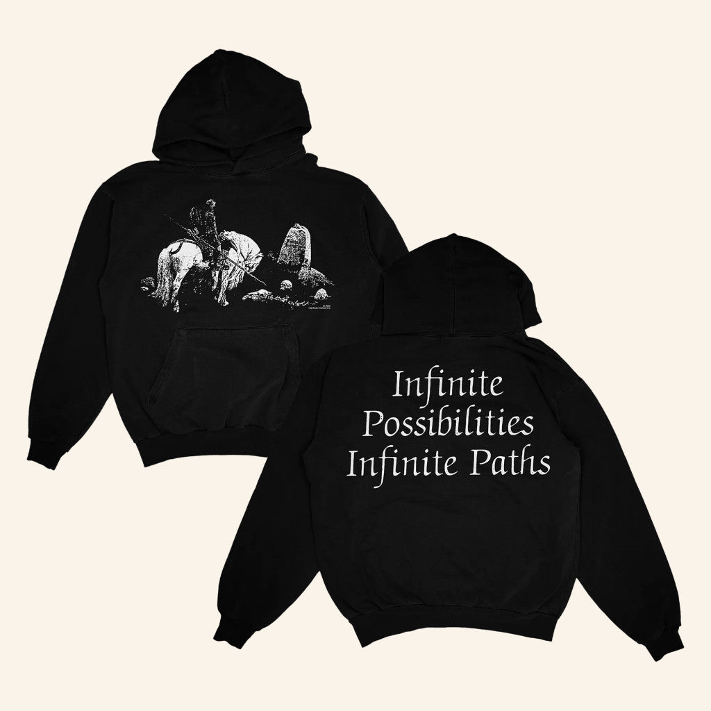 Fantasy Initiative Merch Grave Hoodie Infinite Possibilities Infinite Paths Hoodie Him Gifts - Thriftgiftshop