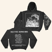 Farmer's Daughter Merch Wolf Eyes Burned Mind Hoodie Present For Husband - Thriftgiftshop