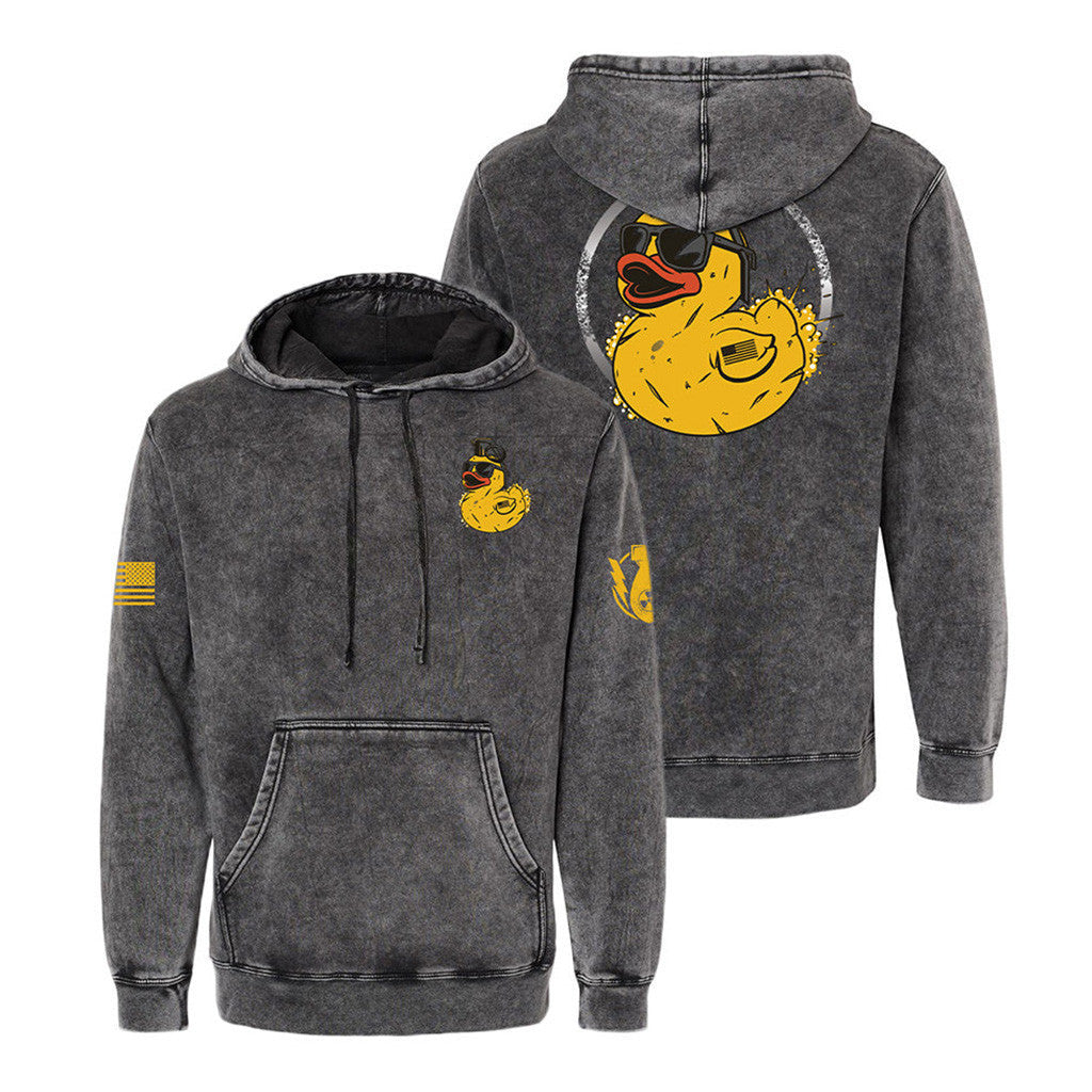 Fat Electrician Merch New Quackbang 3 0 Mineral Wash Hoodie Gifts For Friends - Thriftgiftshop