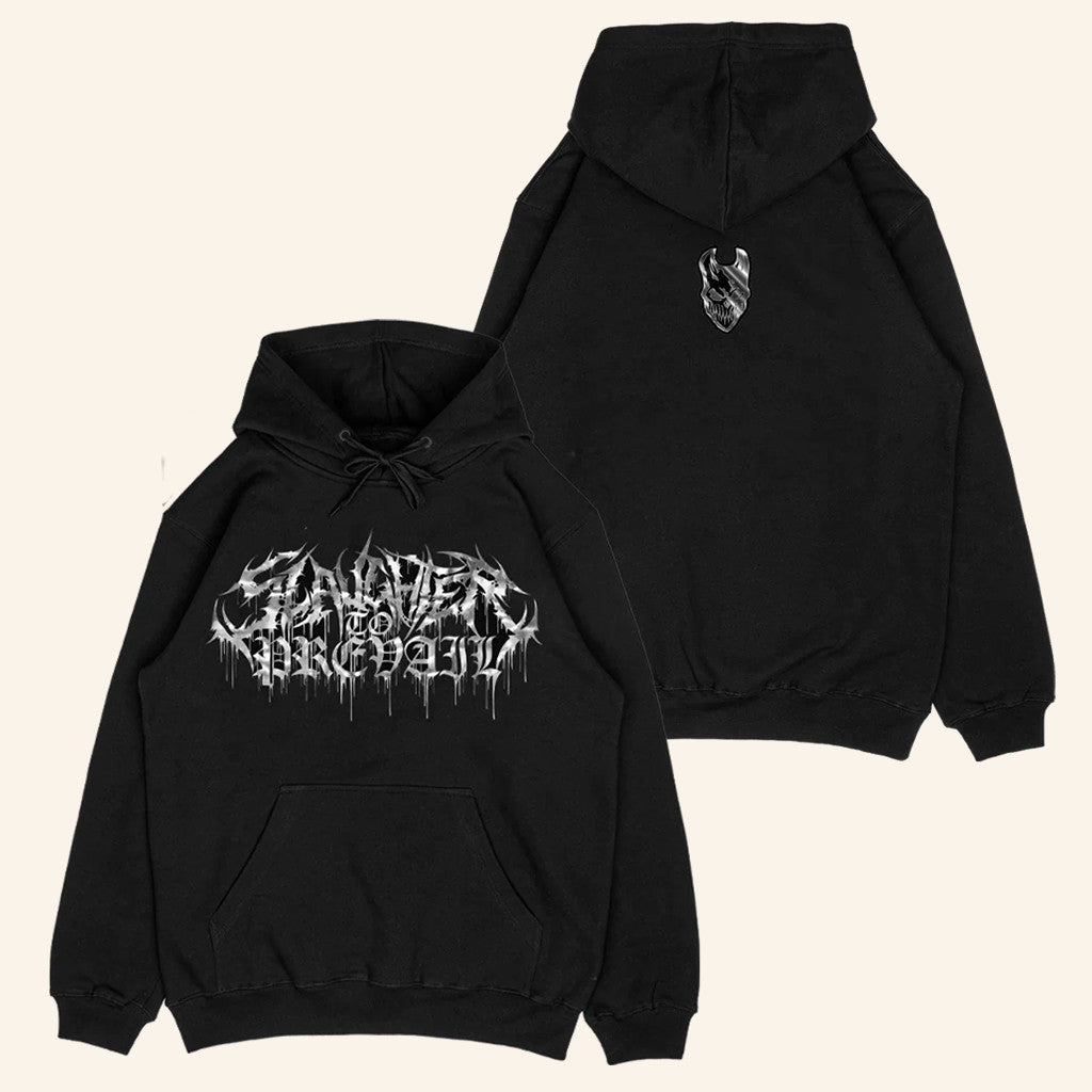 First Blood Merch Slaughter To Prevail Silver Glow Hoodie Birthday Gift Ideas For Him - Thriftgiftshop