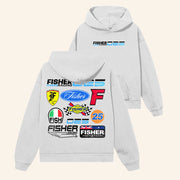 Follow The Fish TV Merch Racer Hoodie Followthefishtv Merch Gifts For Brother - Thriftgiftshop